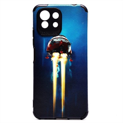 Чехол-накладка для Xiaomi Mi 11 Lite 5G - (004) (черный) - SC310