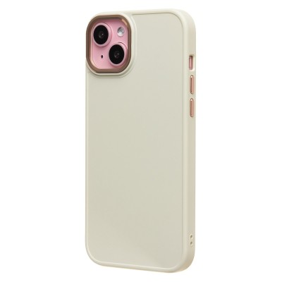 Чехол-накладка для Apple iPhone 15 Plus (белый) - SC311