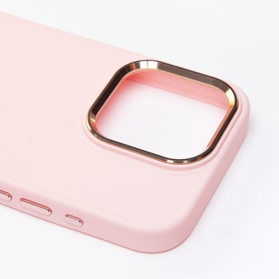 Чехол-накладка для Apple iPhone 15 Pro (светло-розовый) - SC311