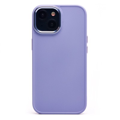 Чехол-накладка для Apple iPhone 15 (светло-фиолетовый) - SC311