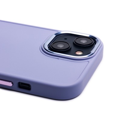 Чехол-накладка для Apple iPhone 15 (светло-фиолетовый) - SC311