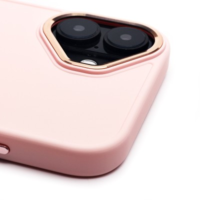 Чехол-накладка для Apple iPhone 16 Plus (светло-розовый) - SC311