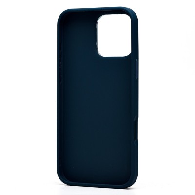 Чехол-накладка для Apple iPhone 16 Pro Max (темно-синий) - SC311