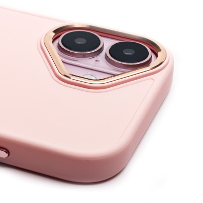 Чехол-накладка для Apple iPhone 16 (светло-розовый) - SC311