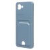 Чехол-накладка для OPPO realme C30 (серый) - SC315 с картхолдером