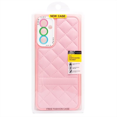 Чехол-накладка для Samsung M146 Galaxy M14 5G (светло-розовый) - SC318 экокожа