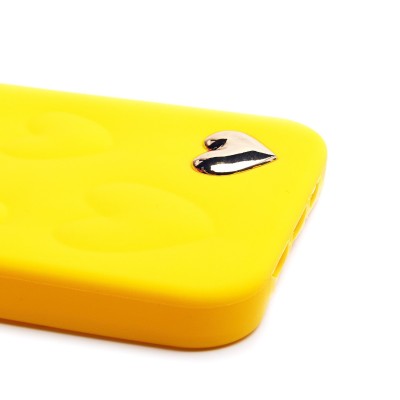 Чехол-накладка для Apple iPhone 12 (желтый) - SC319