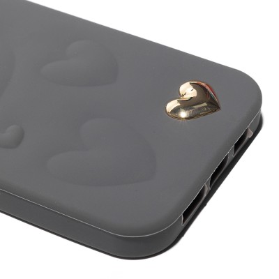 Чехол-накладка для Apple iPhone 14 Pro Max (серый) - SC319