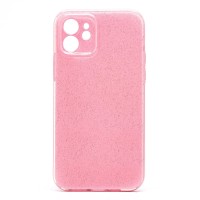 Чехол-накладка для Apple iPhone 12 (светло-розовый) - SC328