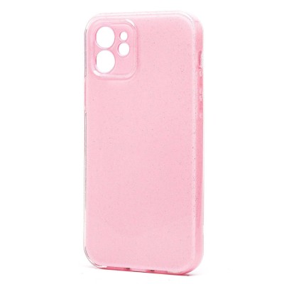 Чехол-накладка для Apple iPhone 12 (светло-розовый) - SC328