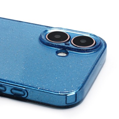 Чехол-накладка для Apple iPhone 16 (голубой) - SC328