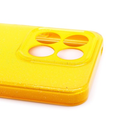 Чехол-накладка для Honor X8a (желтый) - SC328