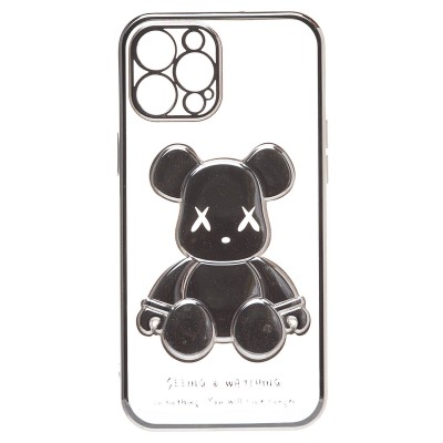 Чехол-накладка для Apple iPhone 12 Pro Max (серебяный) - SC330