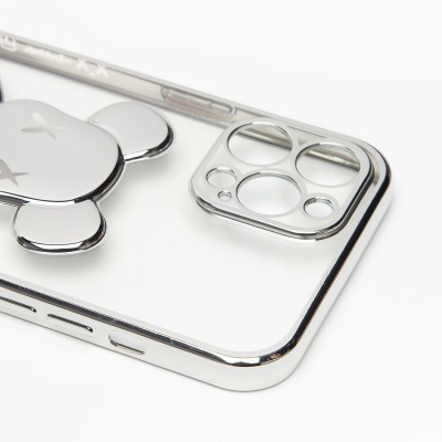 Чехол-накладка для Apple iPhone 12 Pro Max (серебяный) - SC330