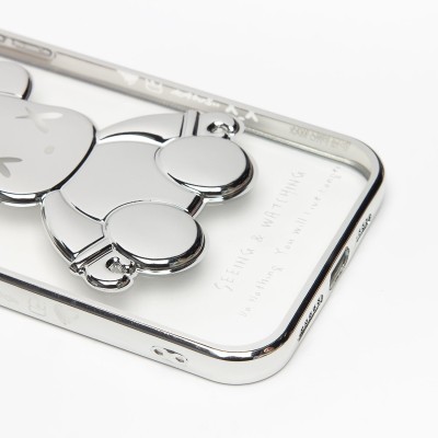 Чехол-накладка для Apple iPhone 12 Pro Max (серебяный) - SC330