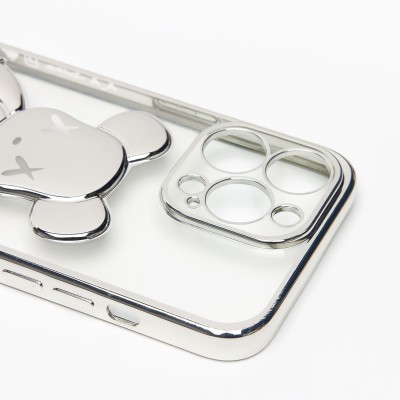 Чехол-накладка для Apple iPhone 13 Pro (серебяный) - SC330