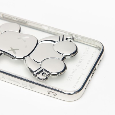 Чехол-накладка для Apple iPhone 13 Pro (серебяный) - SC330