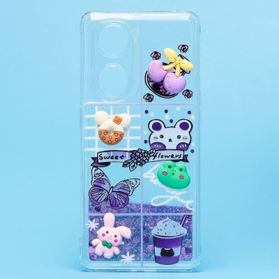 Чехол-накладка для OPPO Reno8 T 5G - (001) (фиолетовый) - SC331