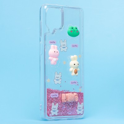 Чехол-накладка для Samsung Galaxy A12 - (003) (розовый) - SC331