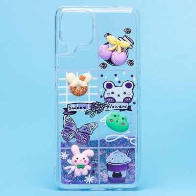 Чехол-накладка для Samsung Galaxy A12 - (003) (фиолетовый) - SC331