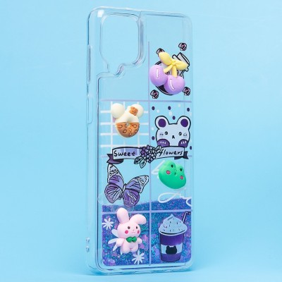 Чехол-накладка для Samsung Galaxy A12 - (003) (фиолетовый) - SC331 Чехол-накладка для Samsung Galaxy A12 - (003) (фиолетовый) - SC331