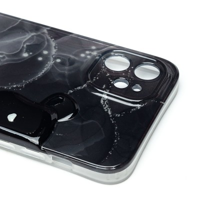 Чехол-накладка для Apple iPhone 12 (черный) - SC332