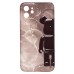 Чехол-накладка для Apple iPhone 12 (бордовый) - SC332