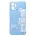 Чехол-накладка для Apple iPhone 12 (голубой) - SC332
