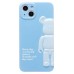 Чехол-накладка для Apple iPhone 13 (голубой) - SC332