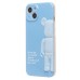 Чехол-накладка для Apple iPhone 13 (голубой) - SC332