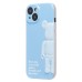 Чехол-накладка для Apple iPhone 15 (голубой) - SC332