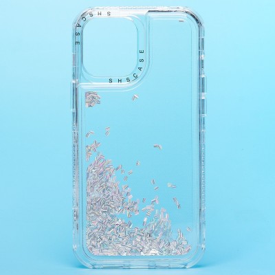 Чехол-накладка для Apple iPhone 12 Pro Max (серебяный) - SC333