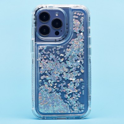 Чехол-накладка для Apple iPhone 13 Pro (серебяный) - SC333
