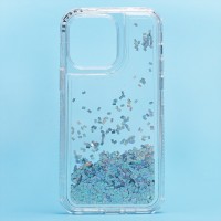 Чехол-накладка для Apple iPhone 14 Pro Max (серебяный) - SC333