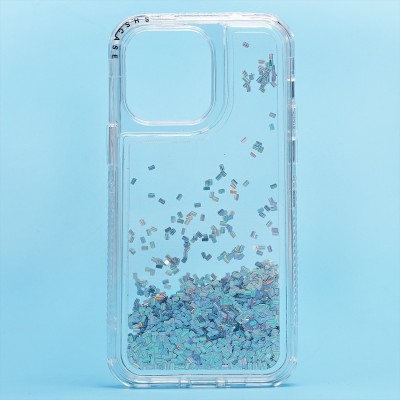 Чехол-накладка для Apple iPhone 14 Pro Max (серебяный) - SC333