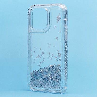 Чехол-накладка для Apple iPhone 14 Pro Max (серебяный) - SC333