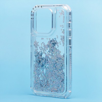 Чехол-накладка для Apple iPhone 14 Pro (серебяный) - SC333