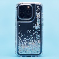 Чехол-накладка для Apple iPhone 15 Pro (серебяный) - SC333