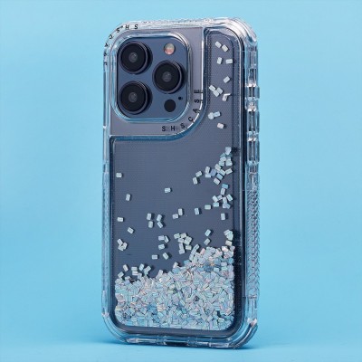 Чехол-накладка для Apple iPhone 15 Pro (серебяный) - SC333