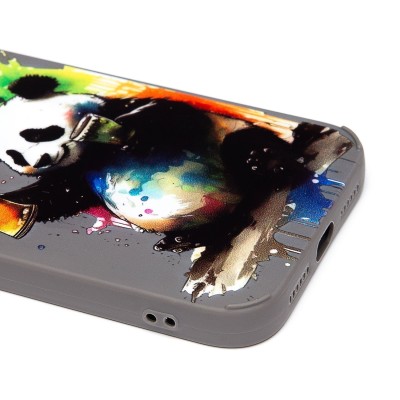 Чехол-накладка для Apple iPhone 11 (панда) (серый) - SC335