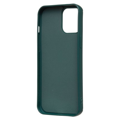 Чехол-накладка для Apple iPhone 12 Pro Max (собака) (темно-зеленый) - SC335