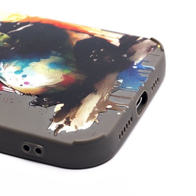 Чехол-накладка для Apple iPhone 13 Pro Max (панда) (серый) - SC335 Чехол-накладка для Apple iPhone 13 Pro Max (панда) (серый) - SC335