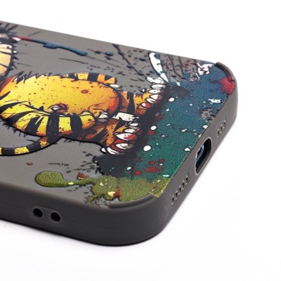 Чехол-накладка для Apple iPhone 13 Pro (тигр) (серый) - SC335