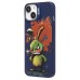 Чехол-накладка для Apple iPhone 13 (заяц) (темно-синий) - SC335