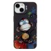 Чехол-накладка для Apple iPhone 14 (обезьяна) (черный) - SC335