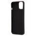 Чехол-накладка для Apple iPhone 13 (черный кот) (черный) - SC335