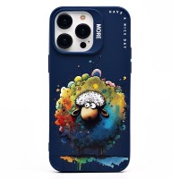 Чехол-накладка для Apple iPhone 14 Pro Max (овечка) (темно-синий) - SC335 Чехол-накладка для Apple iPhone 14 Pro Max (овечка) (темно-синий) - SC335