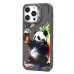 Чехол-накладка для Apple iPhone 14 Pro Max (панда) (серый) - SC335