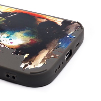 Чехол-накладка для Apple iPhone 14 Pro Max (панда) (серый) - SC335