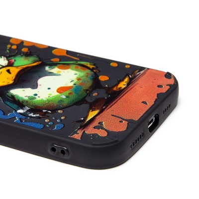 Чехол-накладка для Apple iPhone 14 Pro Max (утка) (черный) - SC335